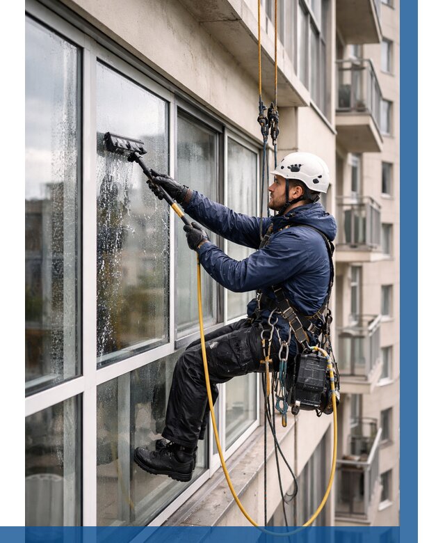 Мойка балконного остекления в Вичуге от 3556 р. | ВЫСОТНИК-Вчг