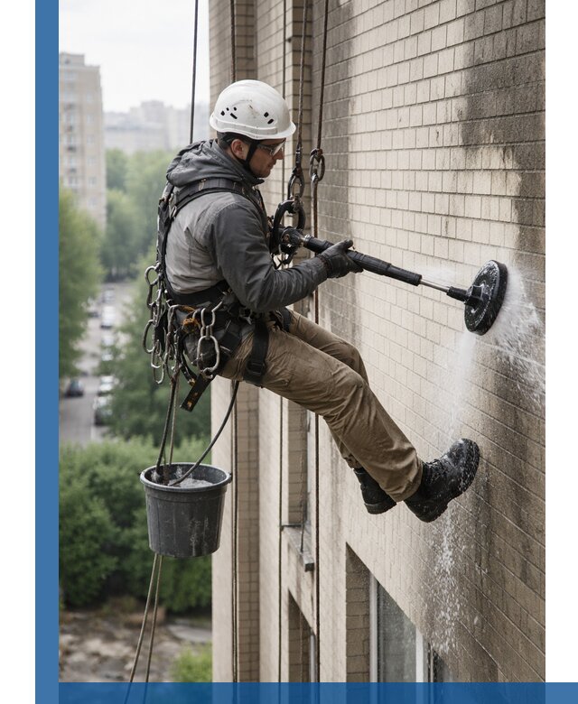 Очистка фасада от копоти в Вичуге профессионально и безопасно