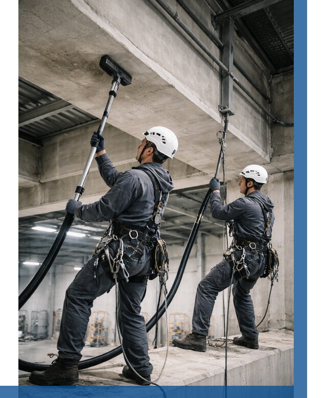 Обеспыливание потолочных конструкций в Вичуге от 254 р. |ВЫСОТНИК-Вчг