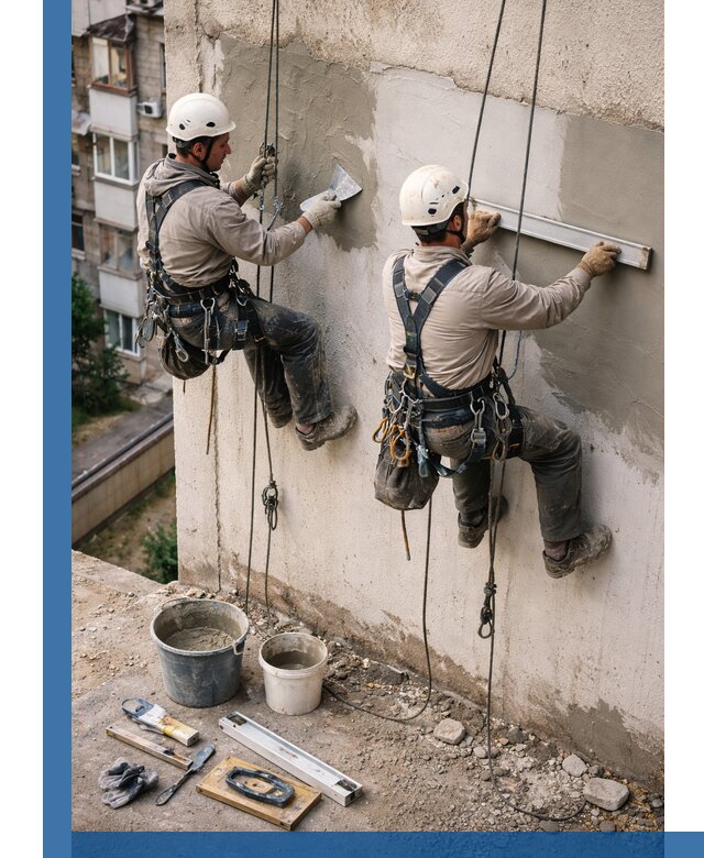 Комплексный ремонт штукатурного фасада с гарантией в Вичуге