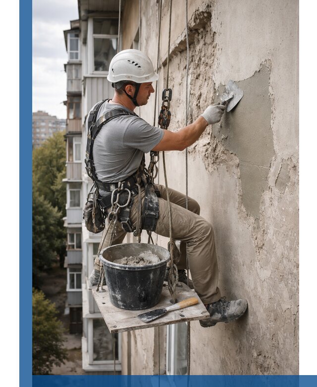 Восстановление фасадной штукатурки в Вичуге с гарантией качества