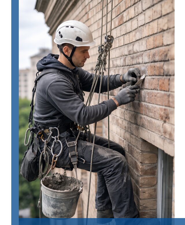 Качественный ремонт кирпичной кладки фасада в Вичуге с гарантией