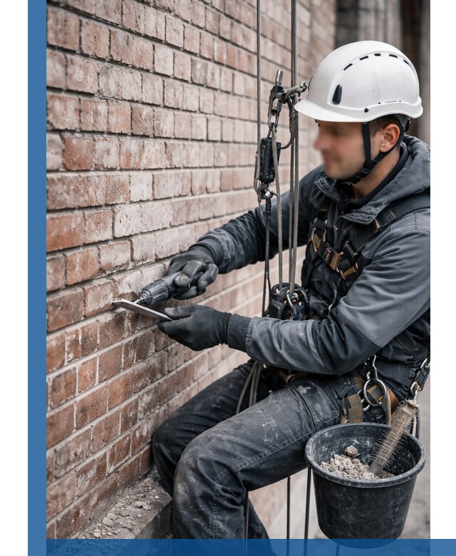 Расшивка кирпичных швов фасадов и стен, ремонт в Вичуге