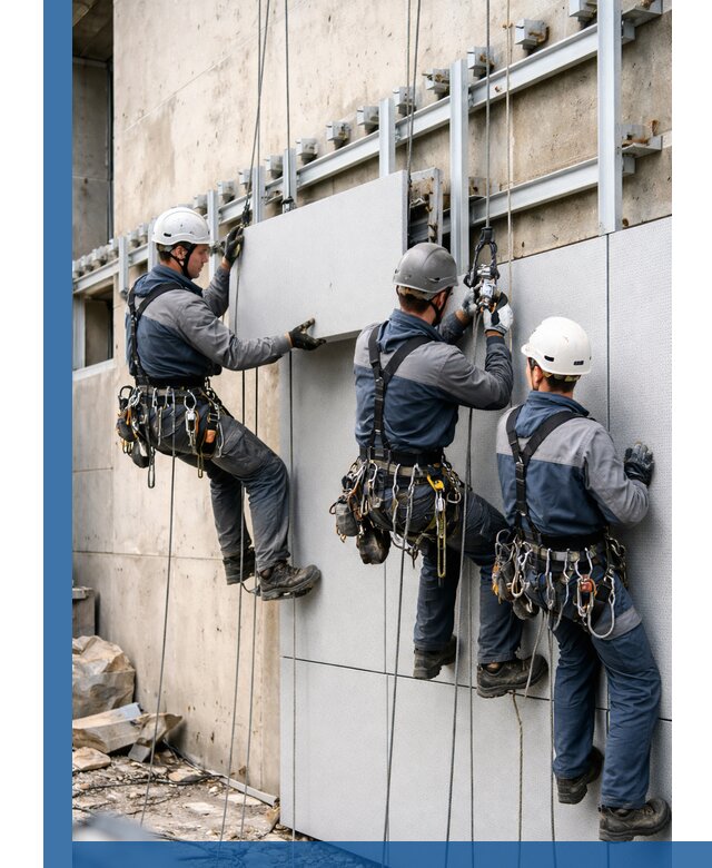 Монтаж вентилируемого фасада в Вичуге под ключ с гарантией качества