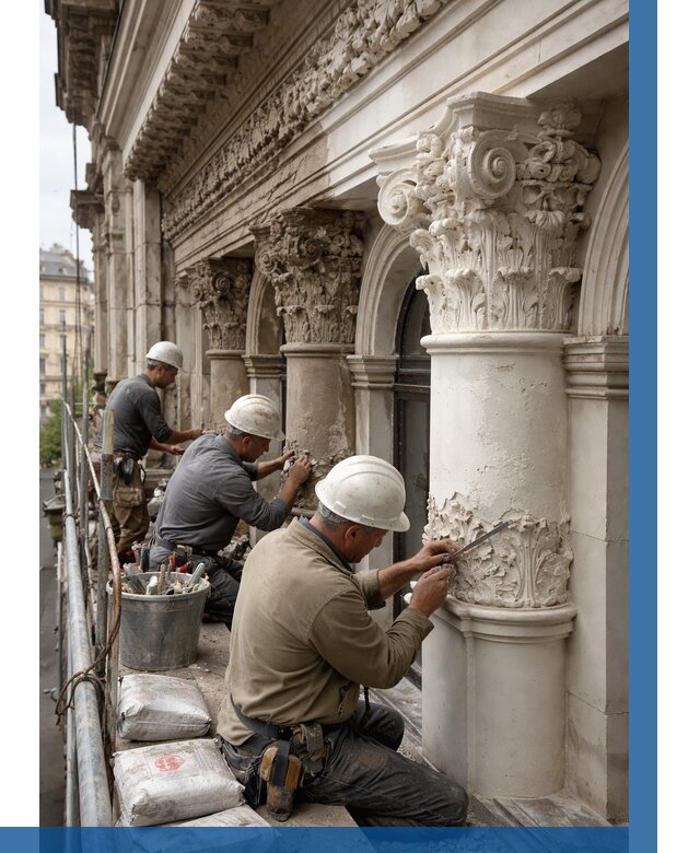 Реставрация фасадной лепнины в Вичуге от 2540 р. | ВЫСОТНИК-Вчг