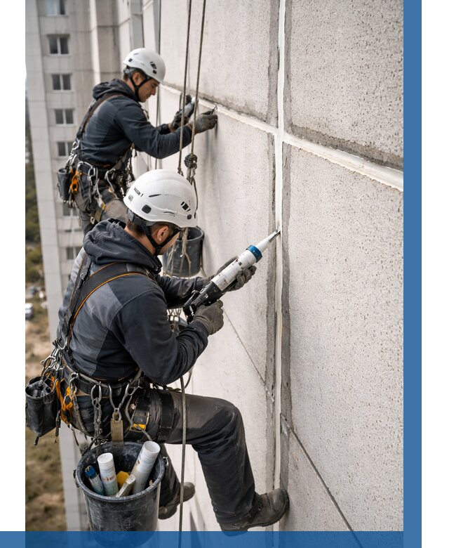 Герметизация межпанельных швов в Вичуге от 711 р. | ВЫСОТНИК-Вчг