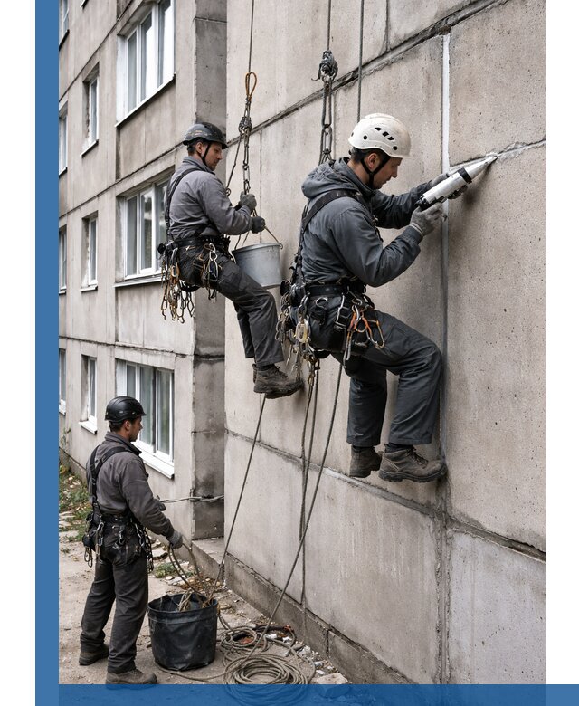 Герметизация межпанельных швов в Вичуге с гарантией герметичности