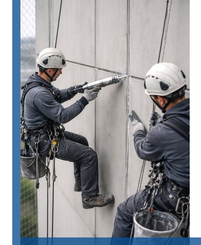 Первичная герметизация швов фасадов и кровель в Вичуге