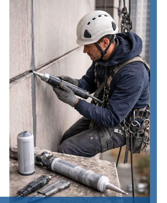 Вторичная герметизация швов в Вичуге от 457 р. | ВЫСОТНИК-Вчг