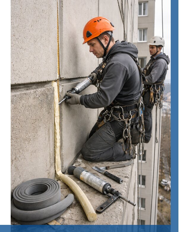 Теплый шов межпанельные швы в Вичуге от 711 р. | ВЫСОТНИК-Вчг