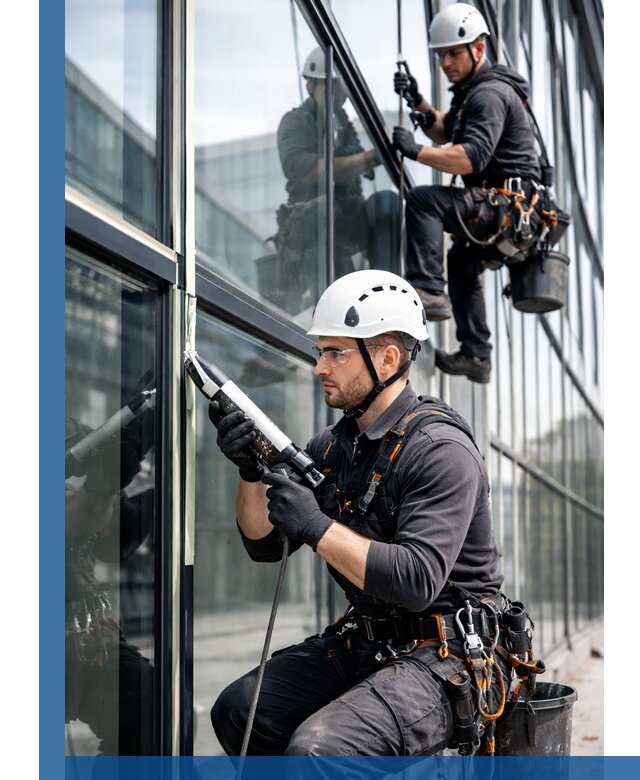 Герметизация витражных швов в Вичуге для зданий и фасадов