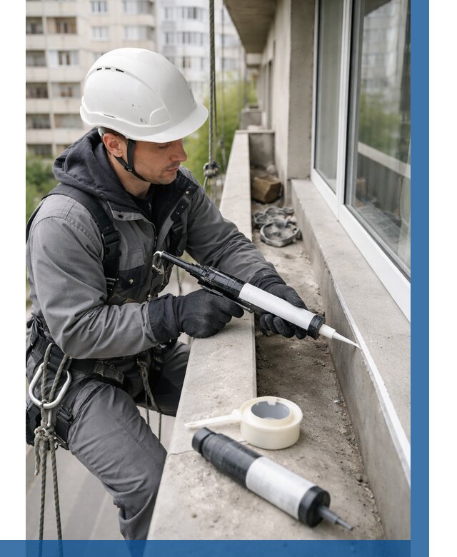 Герметизация швов лоджии в Вичуге от 4572 р. | ВЫСОТНИК-Вчг