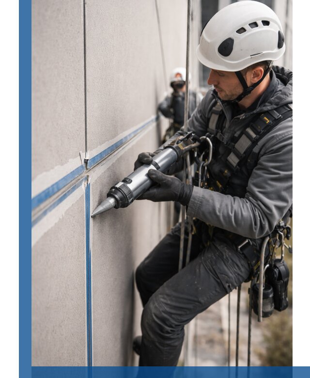 Герметизация стыков фасадных панелей в Вичуге качественно и быстро