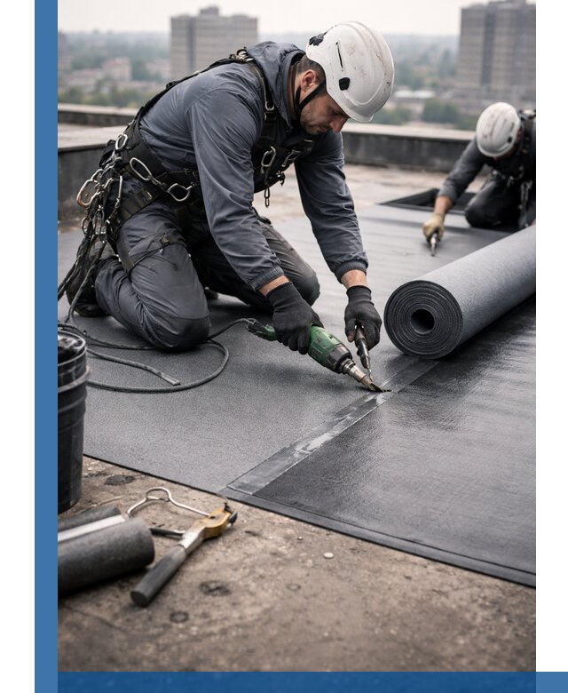 Ремонт мягкой кровли в Вичуге с выездом промальпинистов