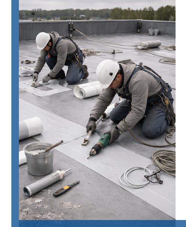 Ремонт мембранной кровли в Вичуге качественно и с гарантией