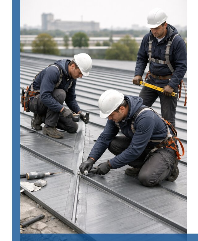 Ремонт фальцевой кровли в Вичуге срочно и качественно