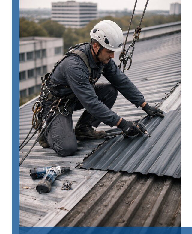 Ремонт профнастила на кровле в Вичуге, работы под ключ