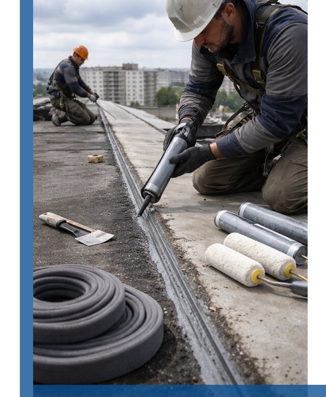 Герметизация швов кровли в Вичуге с гарантией герметичности