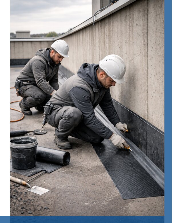 Гидроизоляция примыканий на кровле в Вичуге от 914 р. | ВЫСОТНИК-Вчг