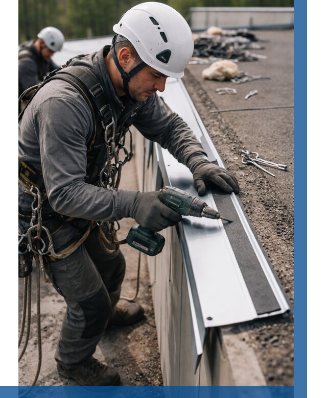 Монтаж капельника на кровле в Вичуге от 305 р. | ВЫСОТНИК-Вчг