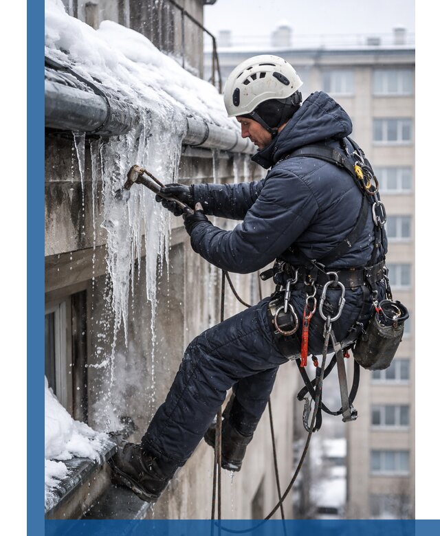 Удаление наледи и чистка водостоков в Вичуге оперативно и безопасно