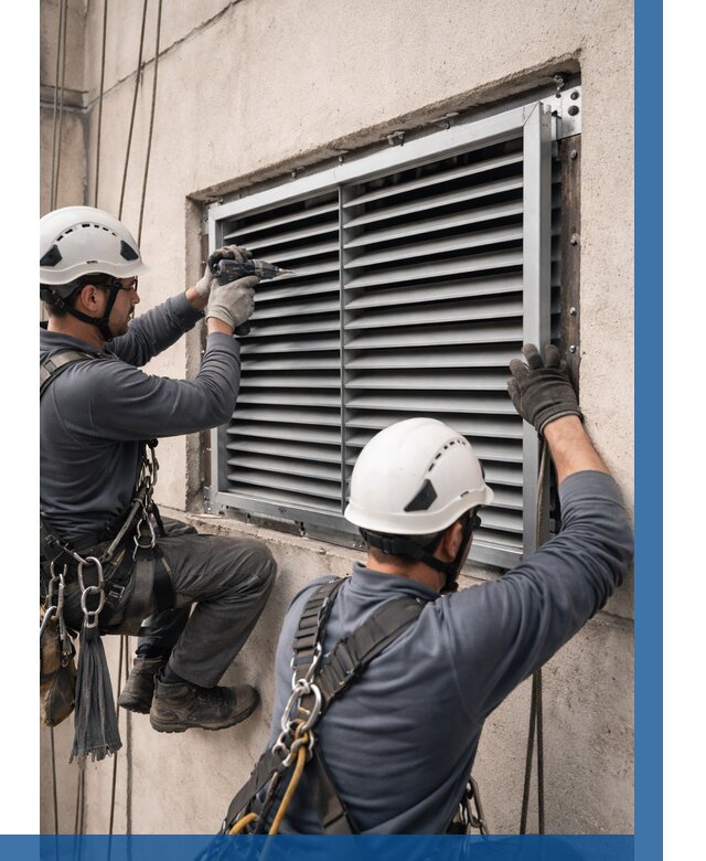 Монтаж вентиляционных решеток в Вичуге от 4572 р. | ВЫСОТНИК-Вчг