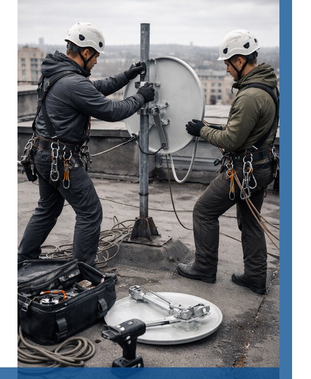 Демонтаж антенн на крыше в Вичуге от 4572 р. | ВЫСОТНИК-Вчг