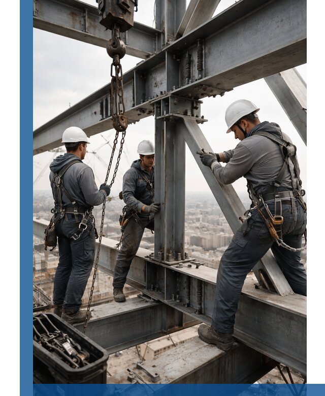 Профессиональный монтаж металлоконструкций на высоте в Вичуге