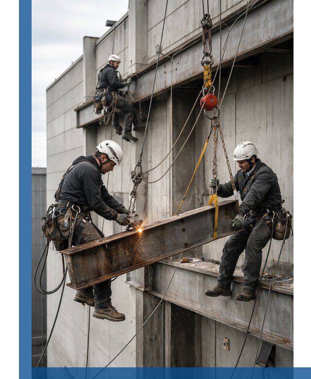 Демонтаж металлоконструкций на высоте в Вичуге под ключ