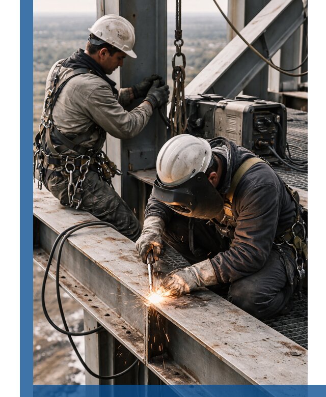 Высотные сварочные работы в Вичуге для промышленных объектов