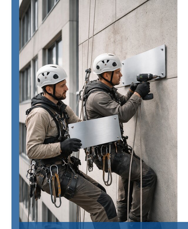 Монтаж табличек и указателей в Вичуге для зданий и сооружений