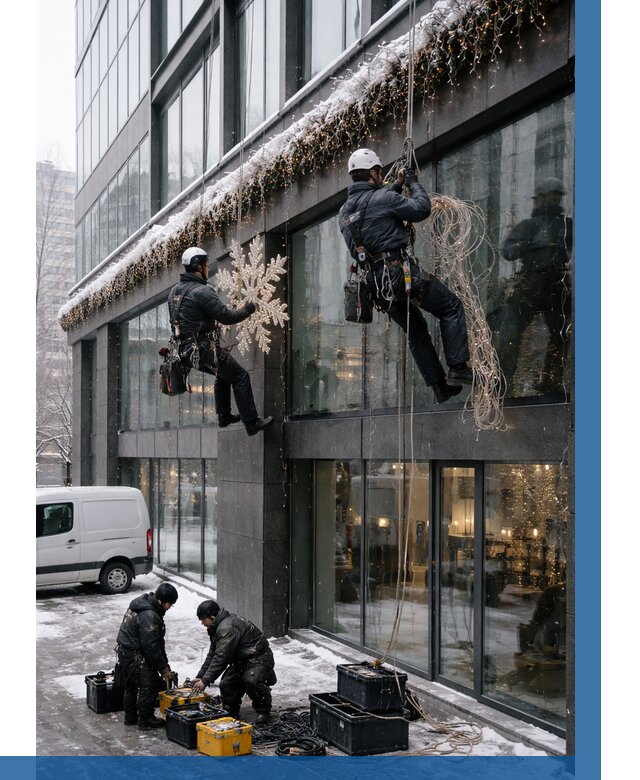 Демонтаж новогоднего оформления в Вичуге от 5587 р. | ВЫСОТНИК-Вчг