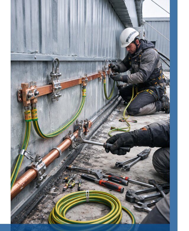 Монтаж заземления здания в Вичуге от 25398 р. | ВЫСОТНИК-Вчг