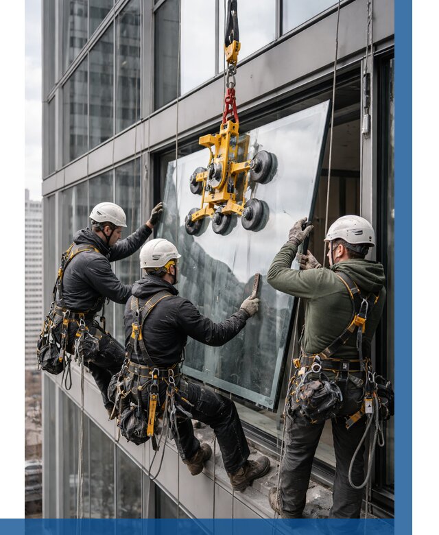 Фасадное остекление зданий под ключ в Вичуге от 10159 р. | ВЫСОТНИК-Вчг