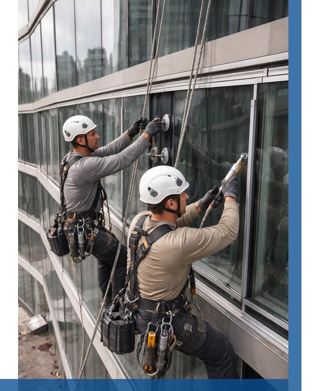 Радиусное остекление фасада в Вичуге от 12191 р. | ВЫСОТНИК-Вчг