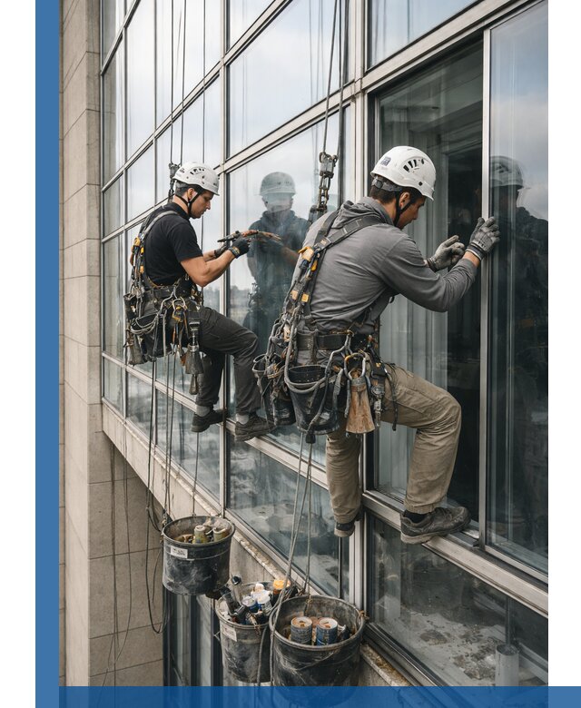 Ремонт витражных конструкций и фасадного остекления в Вичуге