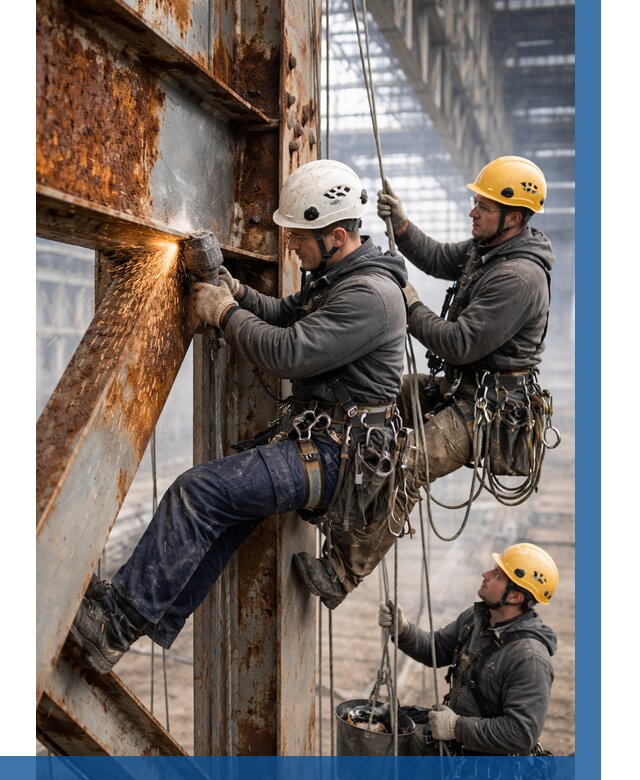 Зачистка металла от ржавчины в Вичуге от 356 р. | ВЫСОТНИК-Вчг