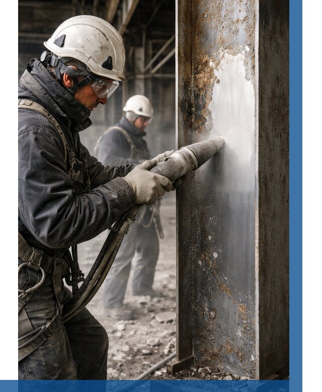 Удаление старой краски с металла в Вичуге от 457 р. | ВЫСОТНИК-Вчг