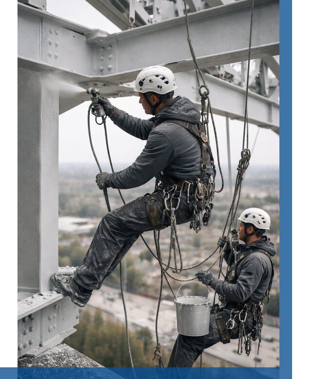 Покраска металлоконструкций на высоте в Вичуге 356 р |ВЫСОТНИК-Вчг