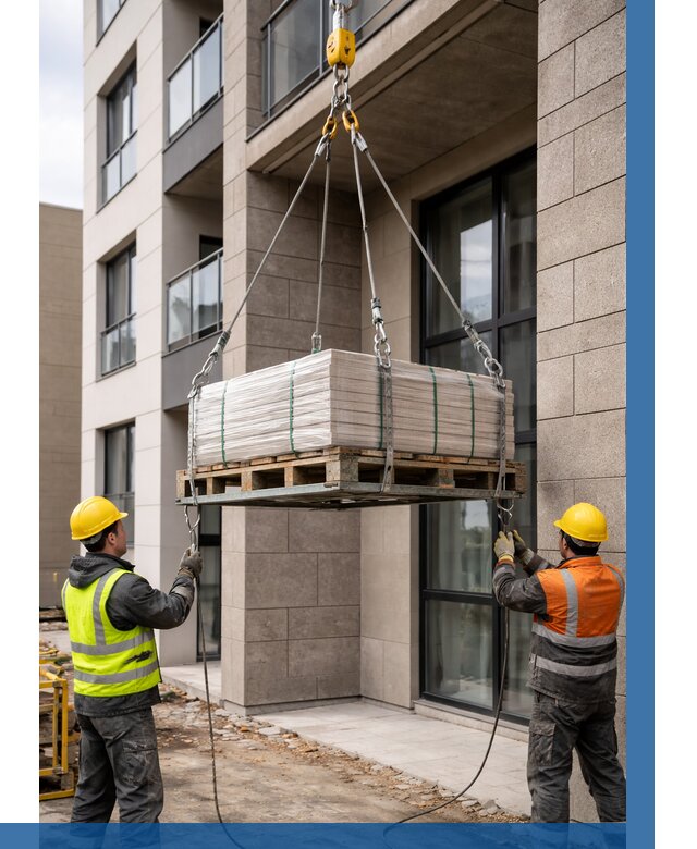 Подъем керамогранита на этаж в Вичуге от 3556 р. | ВЫСОТНИК-Вчг