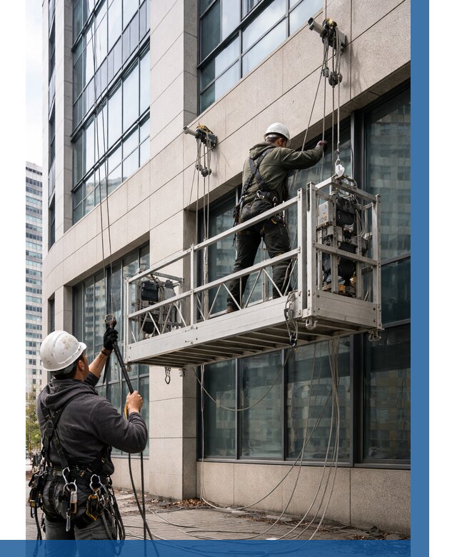 Монтаж и подъем фасадной люльки в Вичуге от 12191 р. | ВЫСОТНИК-Вчг