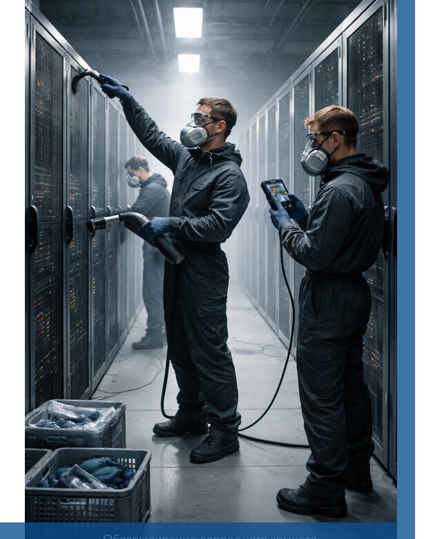 Обеспыливание серверной комнаты в Вичуге от 4572 р. | ВЫСОТНИК-Вчг