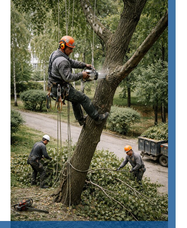 Кронирование деревьев в Вичуге от 6603 р. | ВЫСОТНИК-Вчг