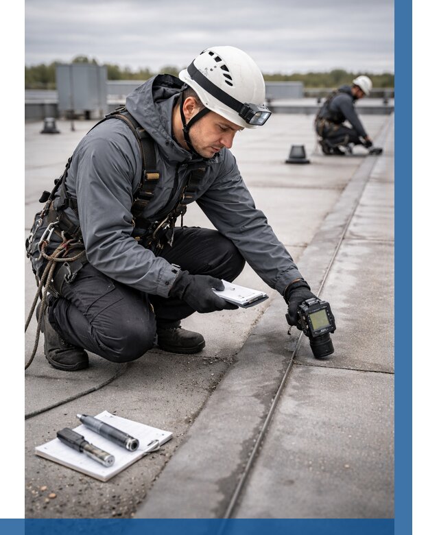 Обследование кровли на протечки в Вичуге от 4572 р. | ВЫСОТНИК-Вчг