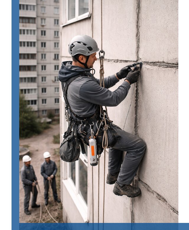 Обследование межпанельных швов и герметизация в Вичуге
